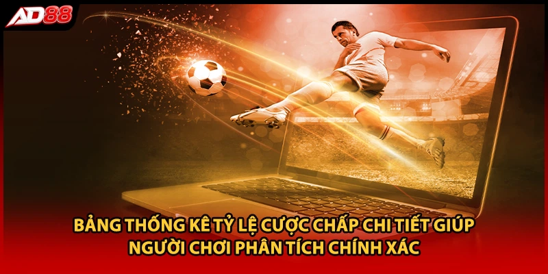 Bảng thống kê tỷ lệ cược chấp chi tiết giúp người chơi phân tích chính xác